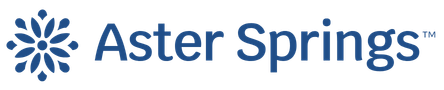 Aster Springs - Logo - Dark Blue