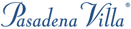 Pasadena Villa logo - dark blue