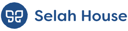 Selah House logo - dark blue