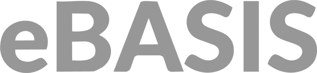 eBasis logo in gray